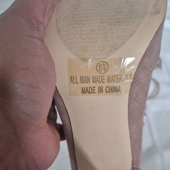 Fashion Nova Tan Over the Knee Lace-Up Boots - Picture 2 of 16